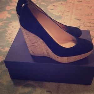 Stuart Weitzman Corkswoon Kate Middleton Wedges